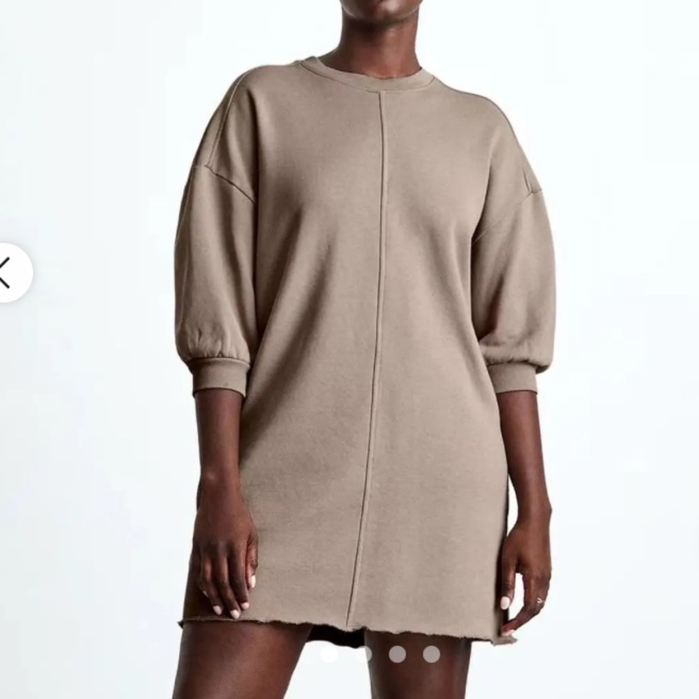Everlane the track dress cotton oversized sweater size small